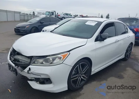 2017 Honda Accord Sport Se from USA, damaged, VIN 1HGCR2F10HA142791